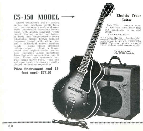 Gibson ES-150 and Amp