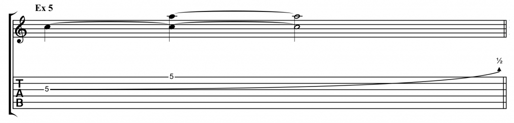 blues scale example